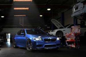 BMW M5 Aero Package by Vorsteiner and Vorsteiner Wheels (V-FF 105)